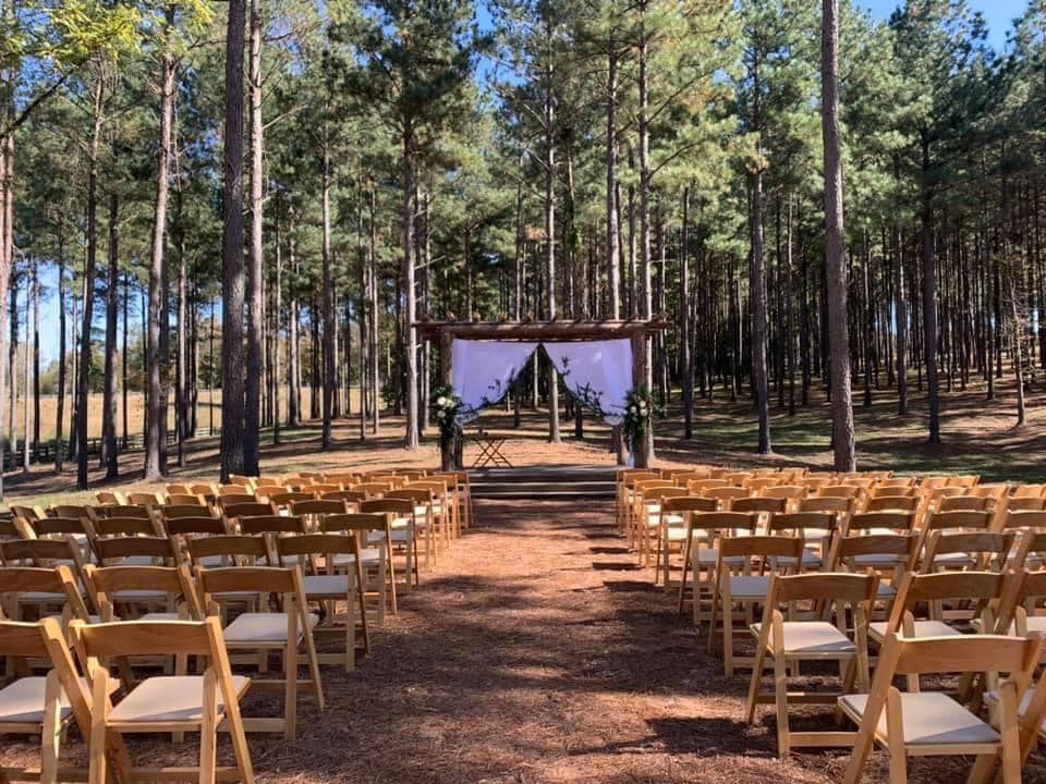 10 the pines ceremony area sandy creek events center tennessee wedding venues