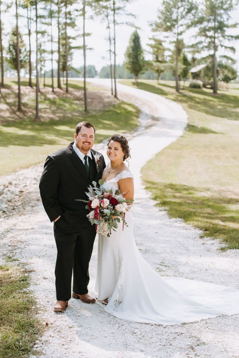1 maddie and trace wedding at sandy creek farms nashville wedding venues