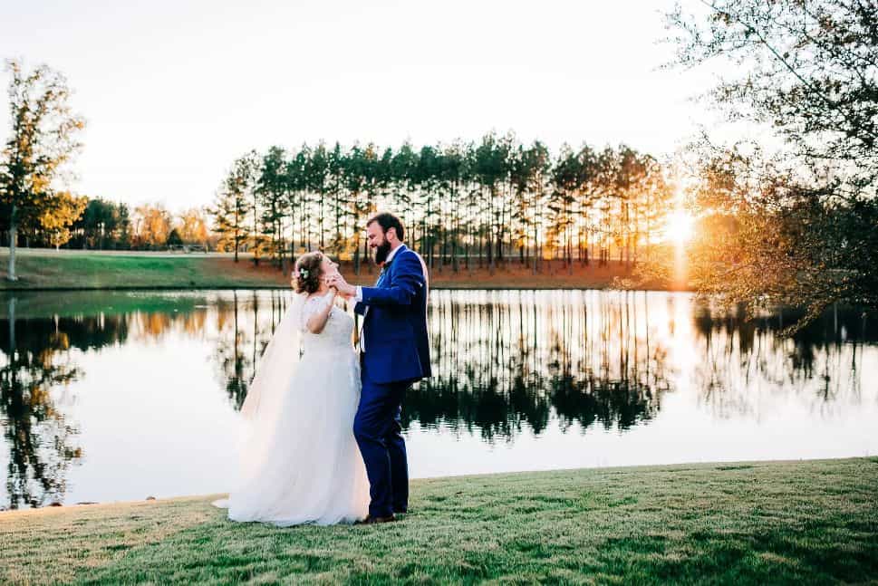 pine trees lake klaas wedding