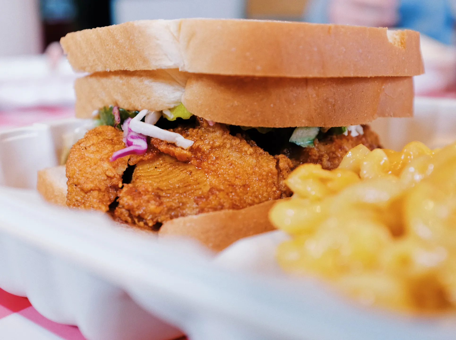 hot chicken at hattie bs in nashville tn